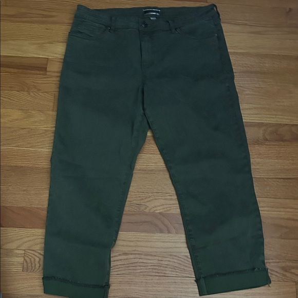 Kut from the Kloth Denim - Kut from the Kloth Olive Green Skinny Jeans Amy 14